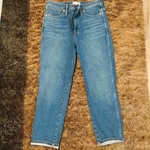 Madewell Stovepipe Jeans, in Manchester wash, 30in